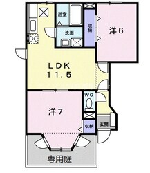 ブルグ中林の物件間取画像